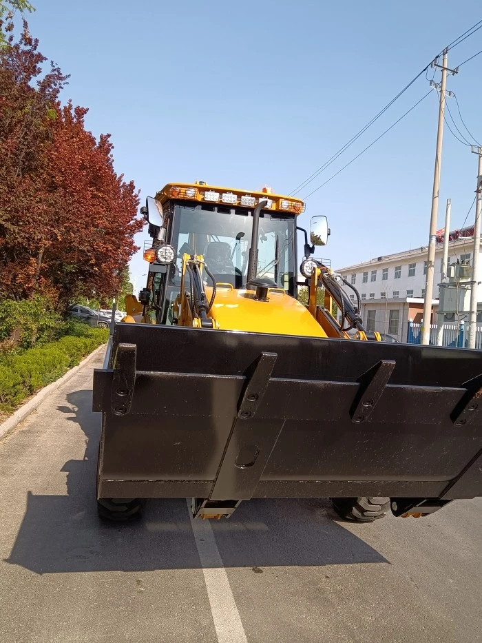 Standard 3CX backhoe loader in operation